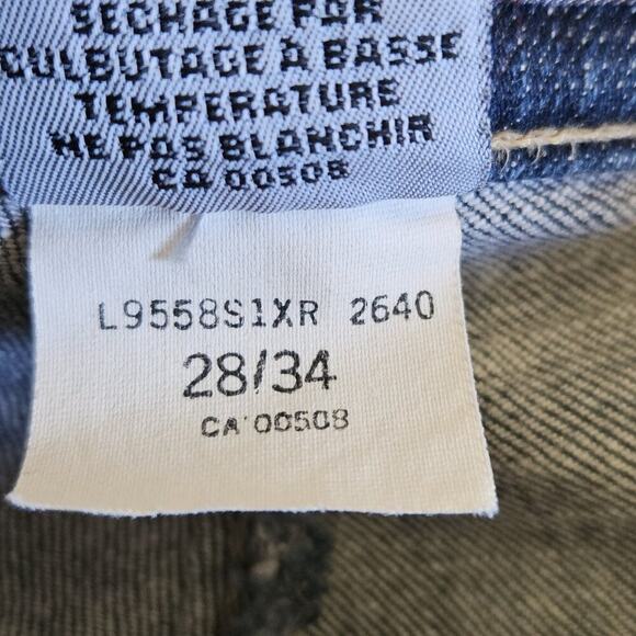 Silver Bootcut Dark Wash Jeans 34" inseam - size 28/34- EUC - Picture 4 of 12